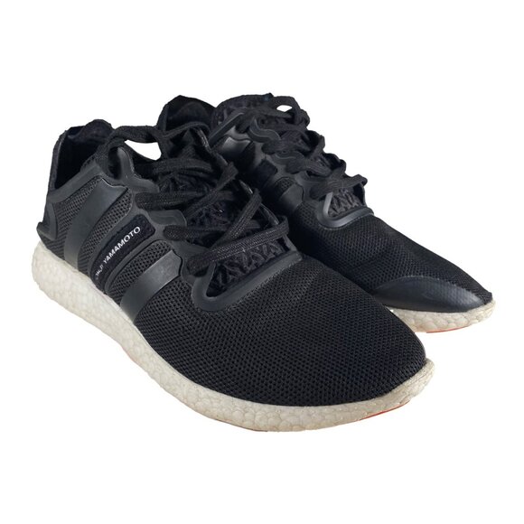 CG3212 Y-3 x Adidas Yohji Run Lowtop sneakers Black / White mens US 7.5 - Picture 1 of 8